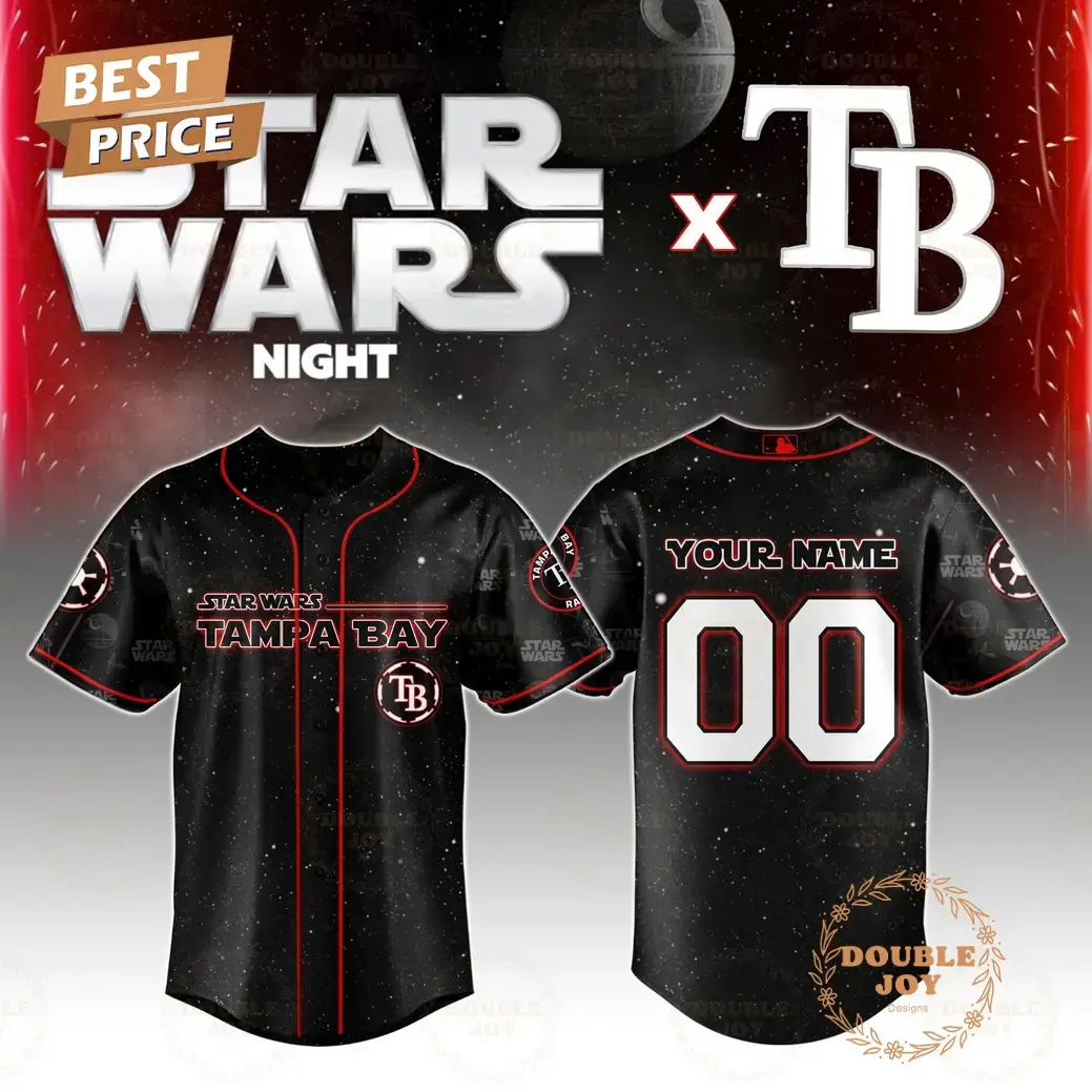 Tampa Bay Rays Star Wars 2025 Custom Name Limited Edition Baseball Jersey Image