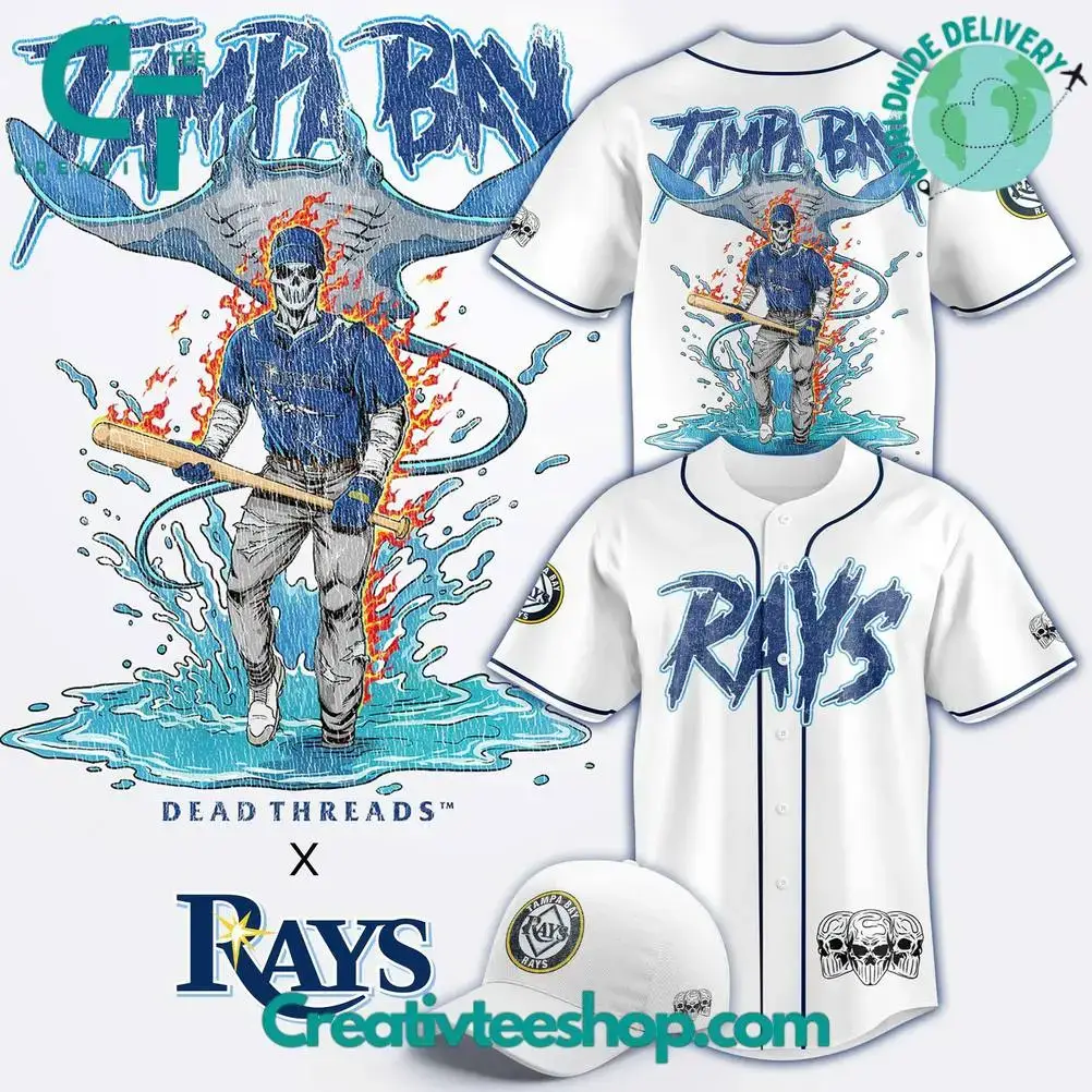 Tampa Bay Rays X Dead Threads Special Baseball Jersey Image