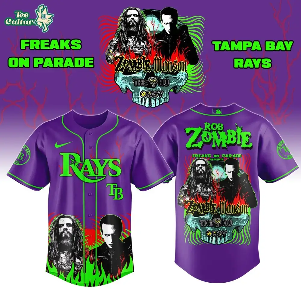 Tampa Bay Rays x Freaks On Parade Tour 2026 Colab Jersey Limited Edition Image
