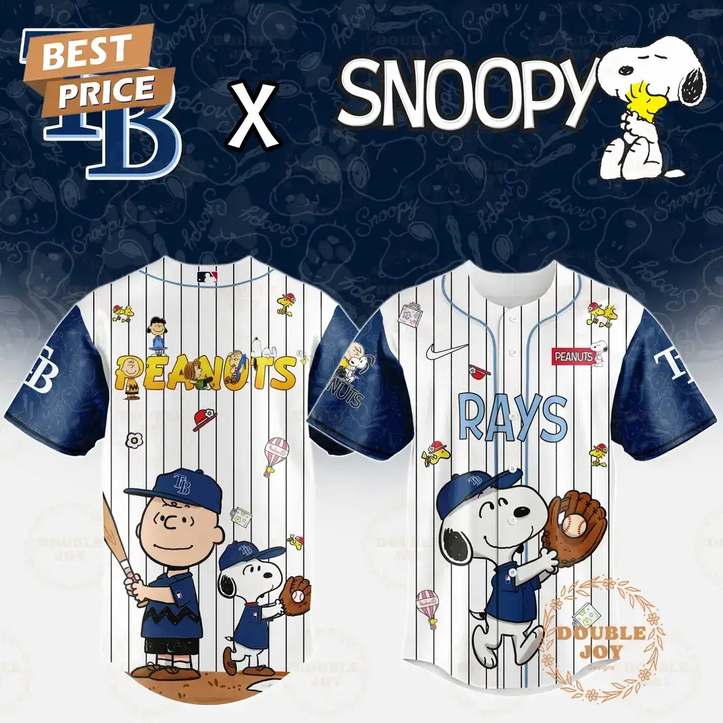 Tampa Bay Rays x Snoopy 2025 Limited Edition Baseball Jersey Image