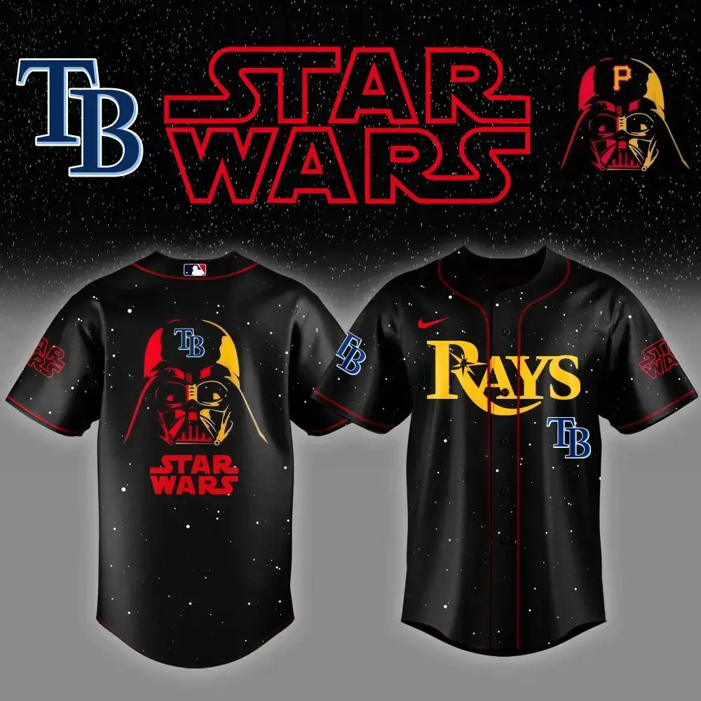 Tampa Bay Rays X Star Wars Night Custom Baseball Jersey Image