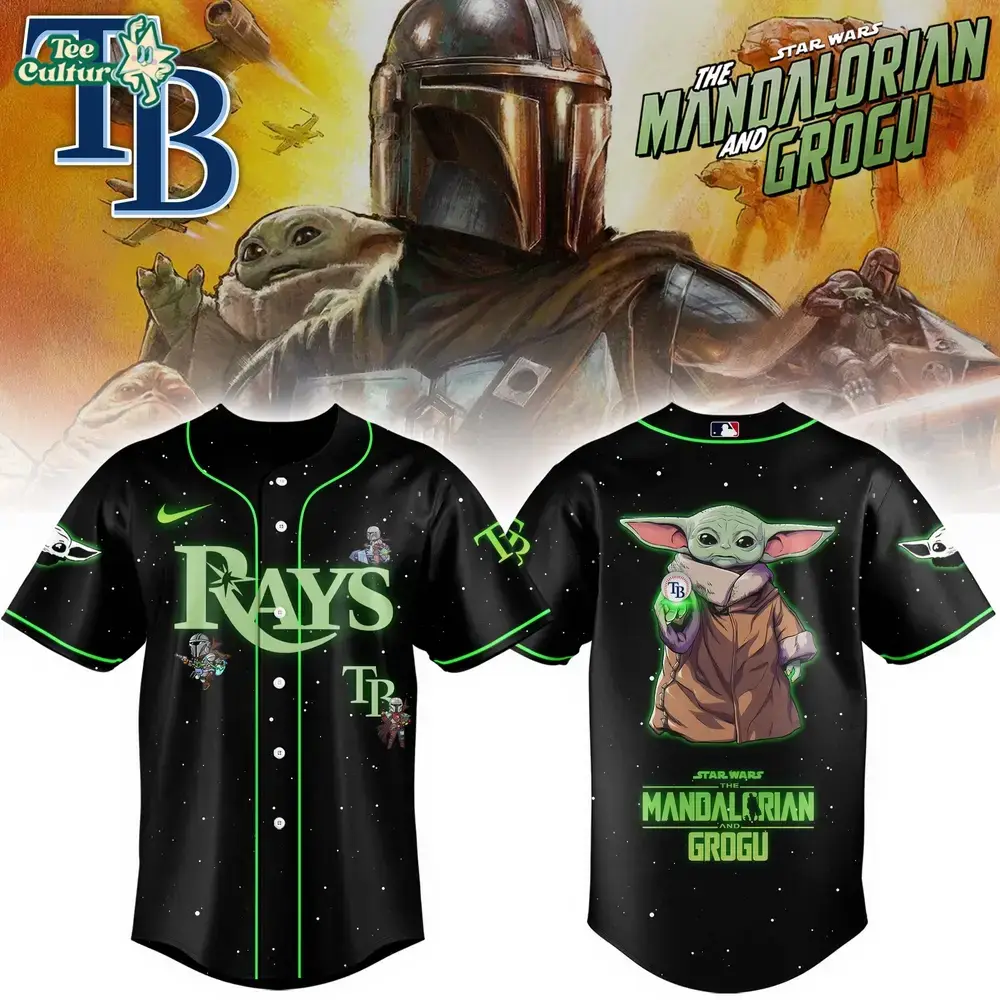 Tampa Bay Rays x The Mandalorian & Grogu Exclusive Edition Jersey Image