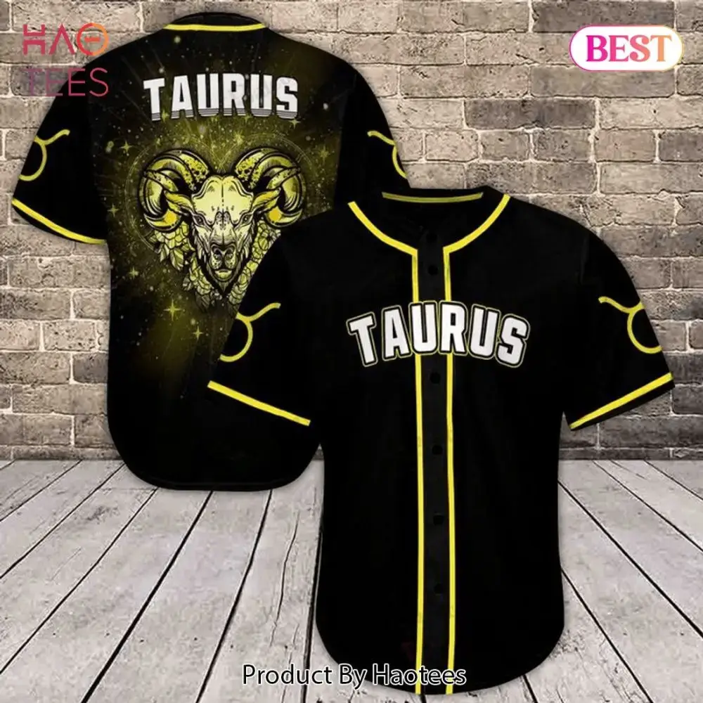 Taurus Zodiac Baseball Jersey – Bold Astrological Design For Taurus Lovers Image