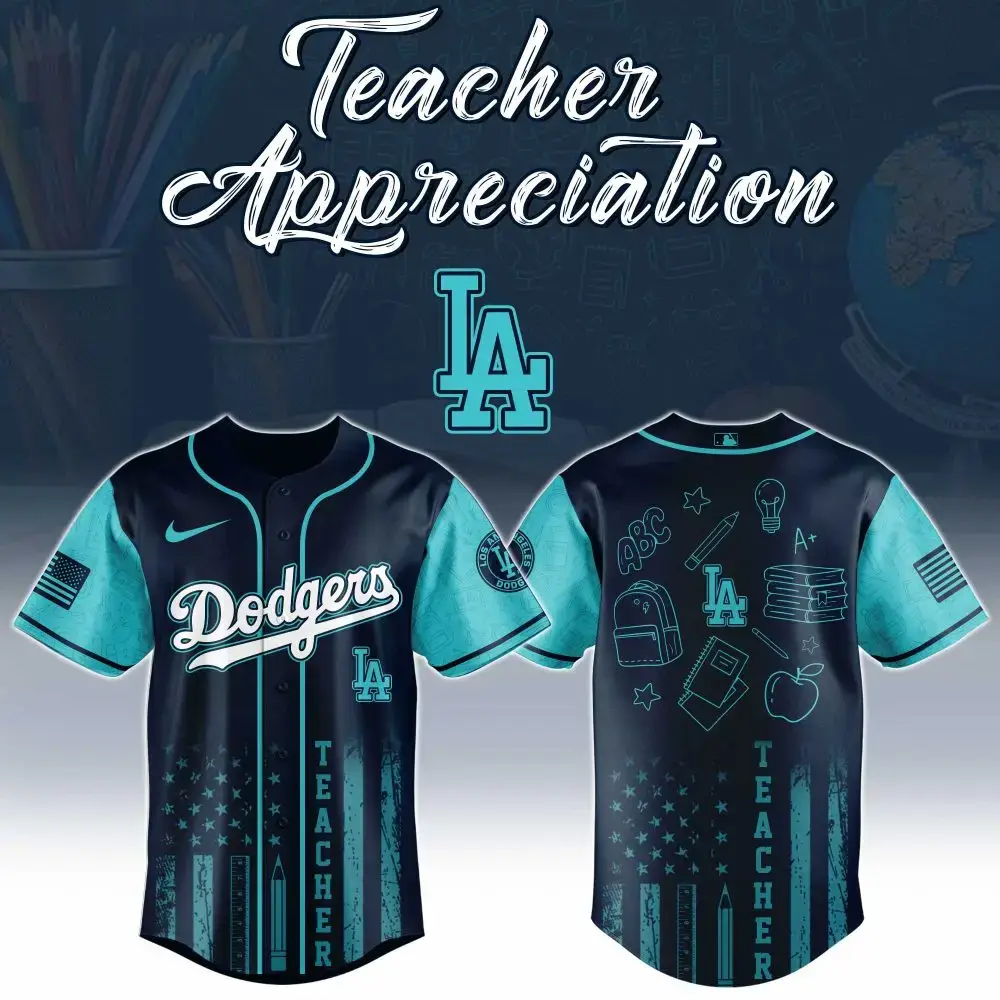 Teacher Appreciation Dodgers Jersey - Unique Gift For La Fans & Educators - Limited Edition Image