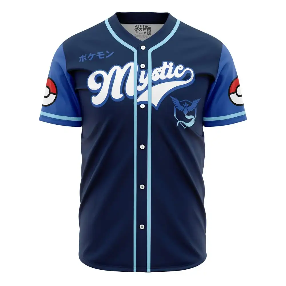 Team Mystic Pokemon Baseball Jersey Image