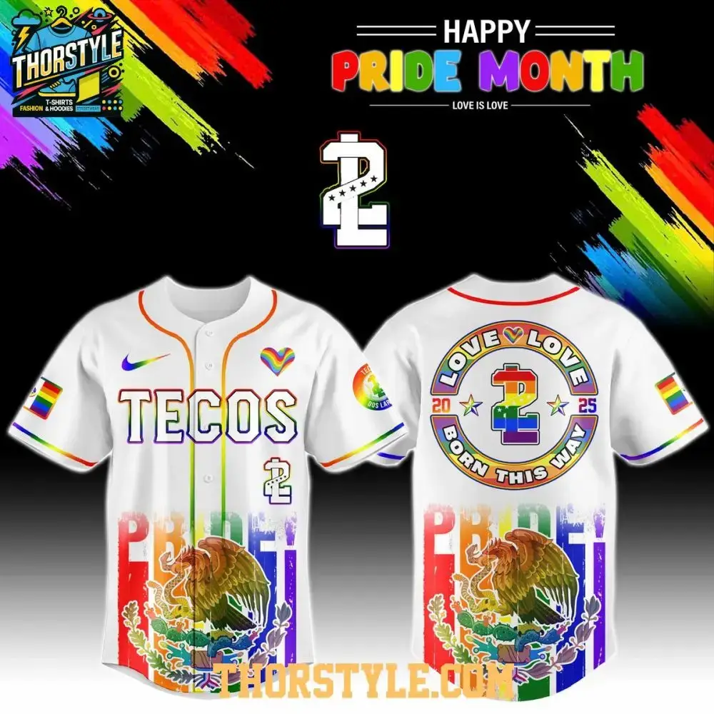 Tecolotes De Dos Laredos 2025 Happy Pride Month Baseball Jersey Image