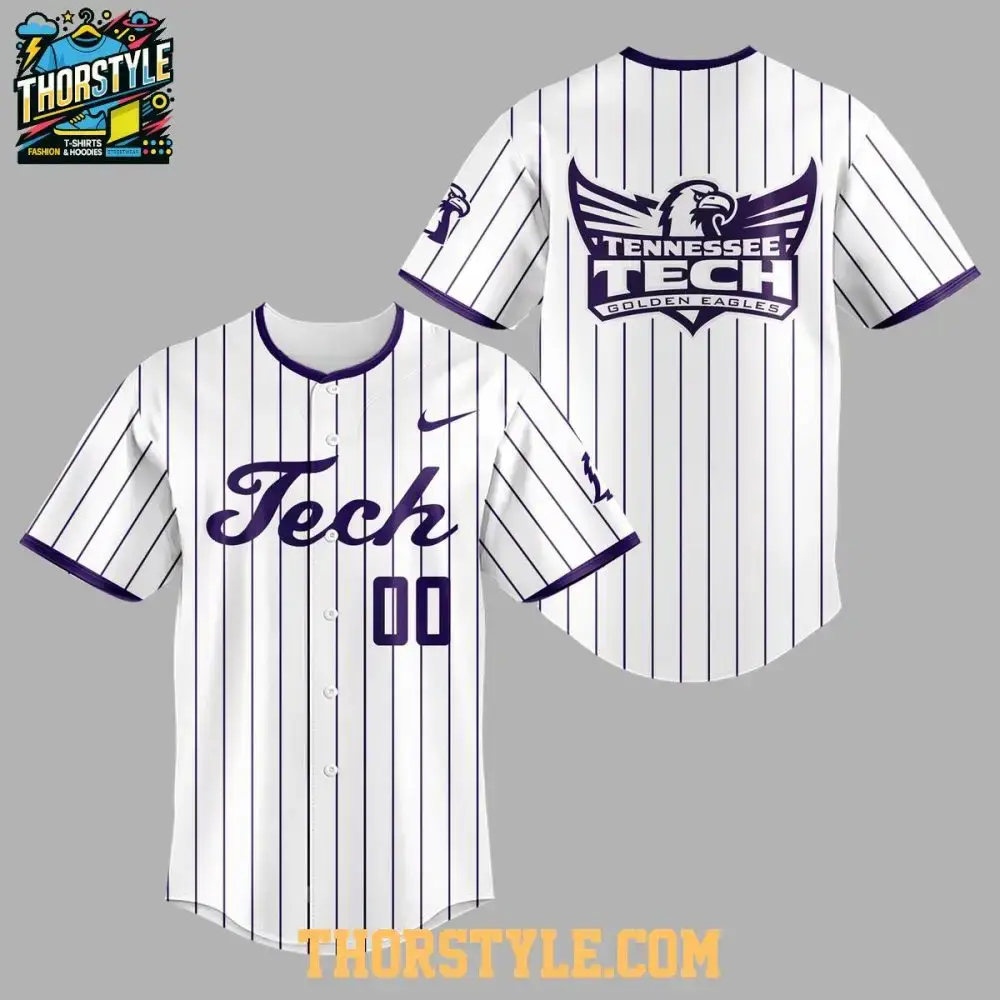 Tennessee Tech Golden Eagles Stripe Edition 2026 Season Baseball Jersey Image