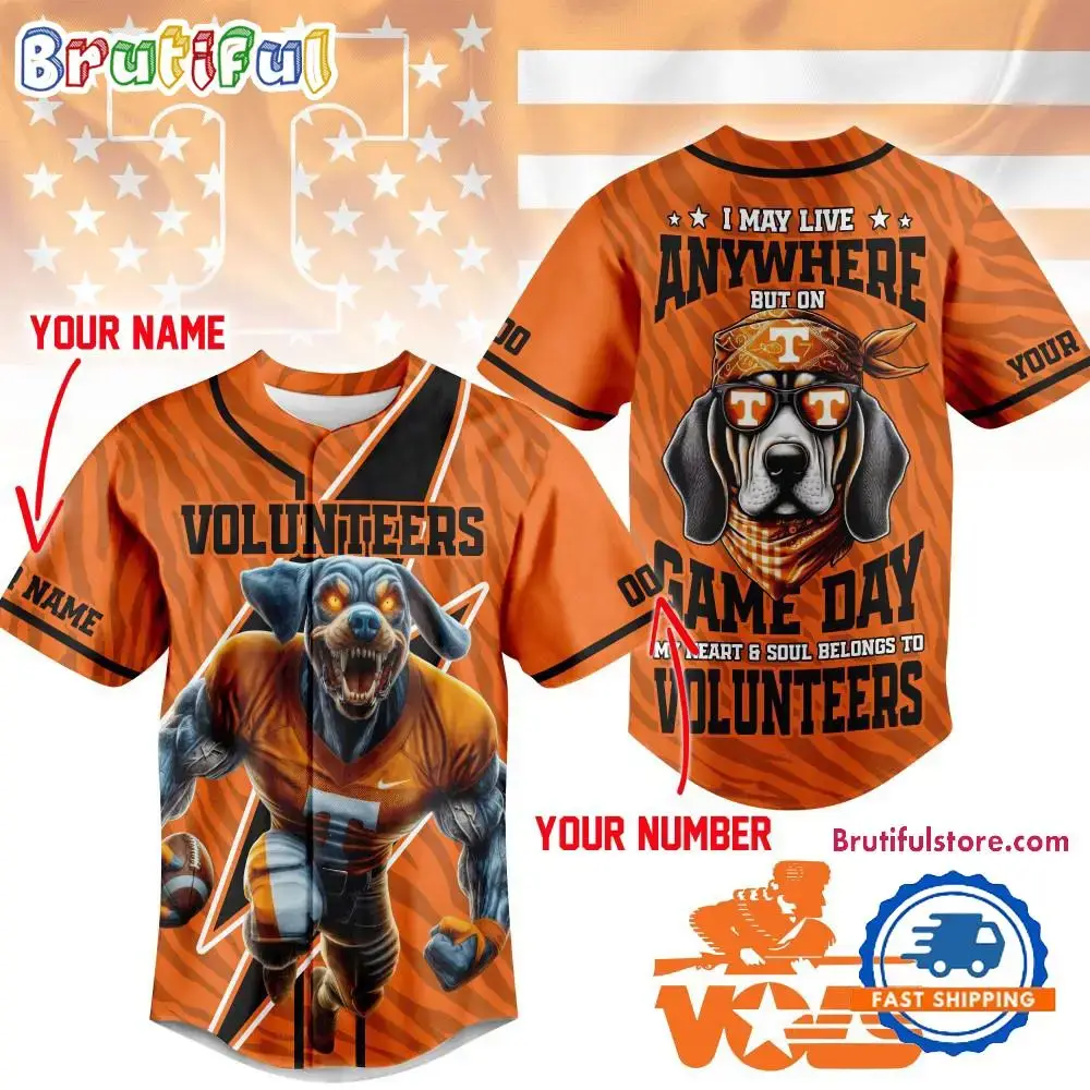 Tennessee Volunteers 2025 NCAA Game Day Jersey Shirt Image