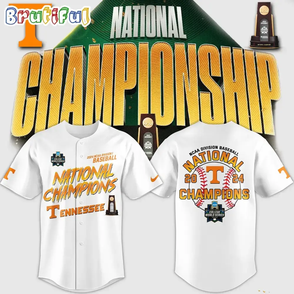 Tennessee Volunteers Champion 2024 NCAA Division I Jersey Image