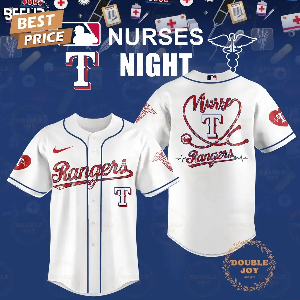 Texas Rangers 2025 Nurses Night Special Edition Baseball Jersey Image
