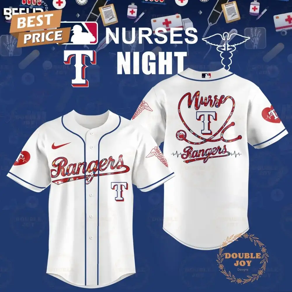 Texas Rangers 2025 Nurses Night Special Edition Baseball Jersey Image