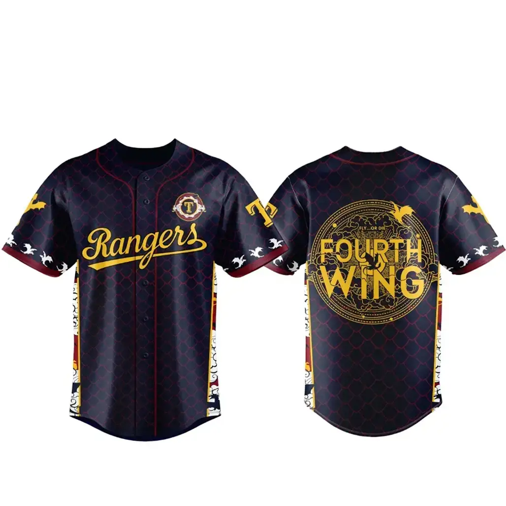 Texas Rangers Fly Or Die Fourth Wing 2026 Baseball Jersey Image