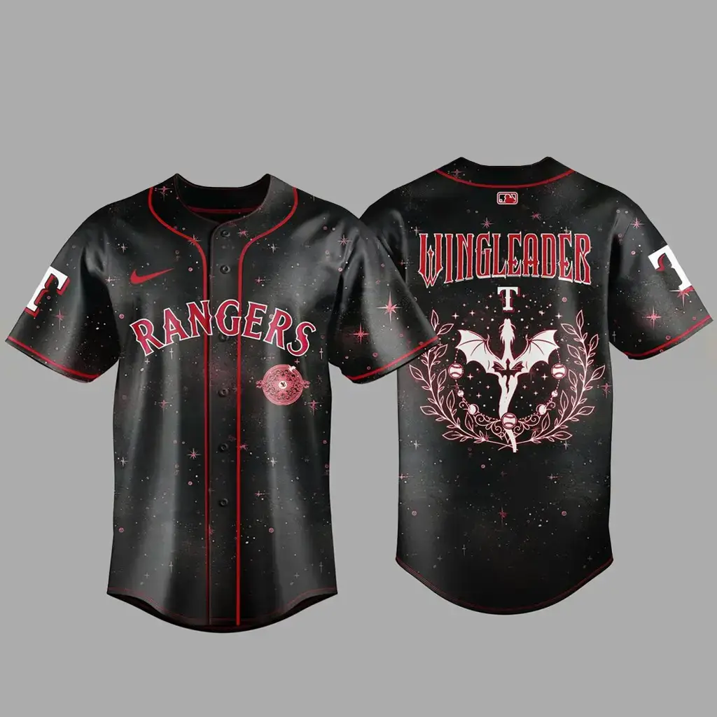 Texas Rangers Fourth Wing 2026 Major Game Night Baseball Jersey Image