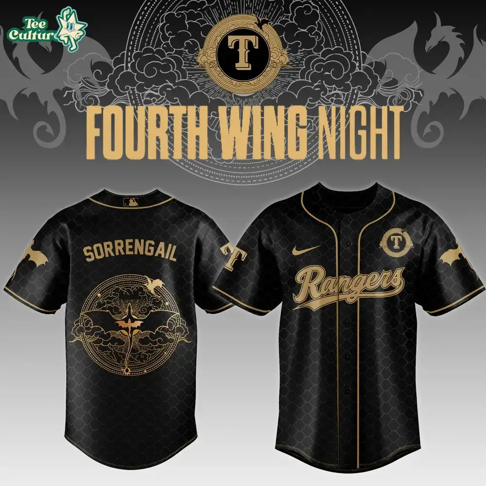 Texas Rangers Fourth Wing Fantasy Theme 2026 Limited Baseball Jersey Image