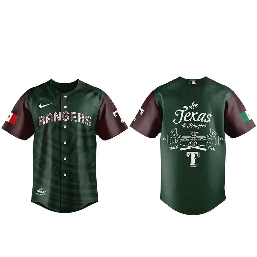 Texas Rangers Mexican Heritage Honor Night 2026 Baseball Jersey Image