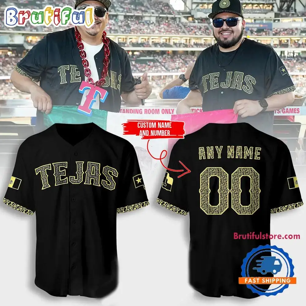 Texas Rangers MLB 2024 Limited Mexican Heritage Night Baseball Jersey Image