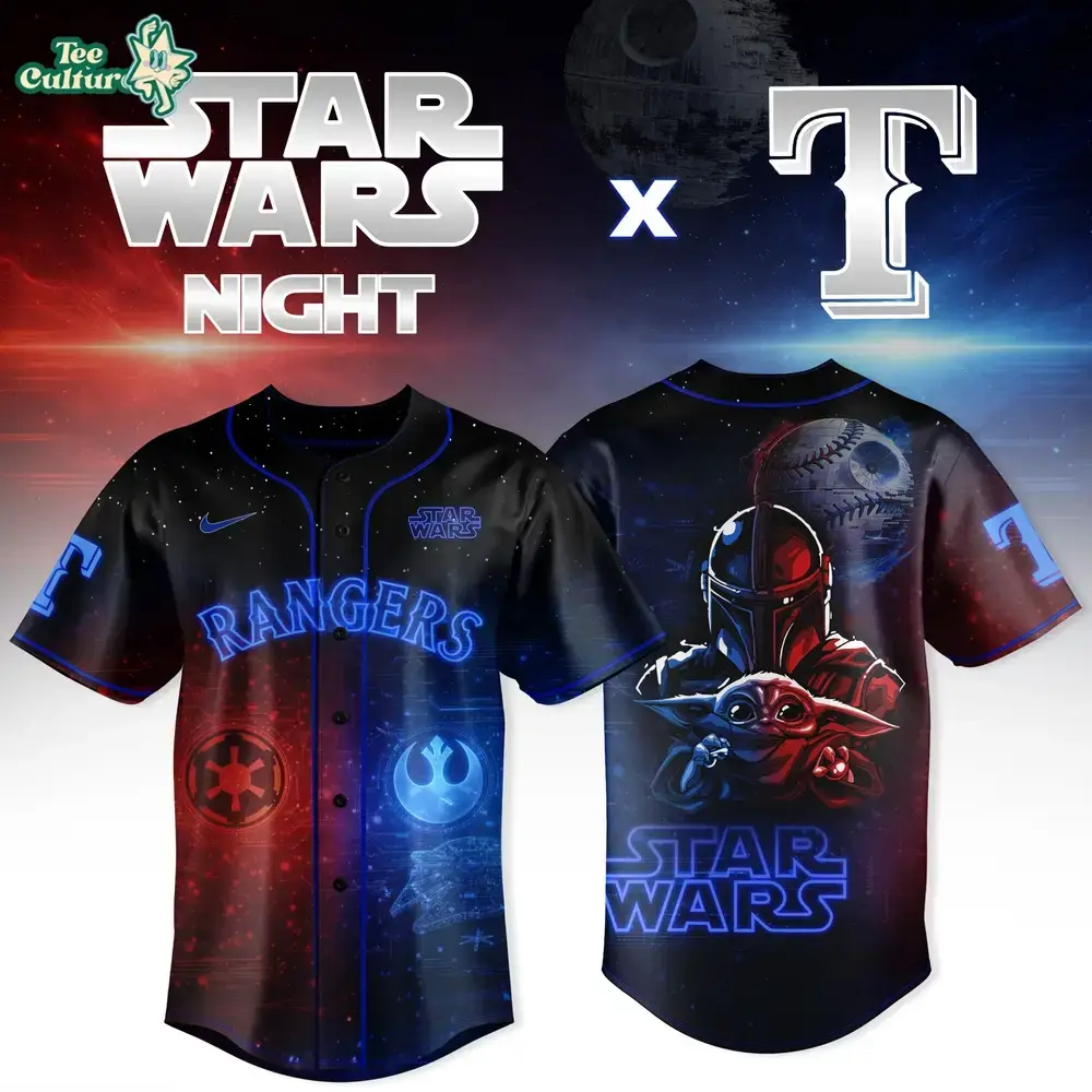 Texas Rangers MLB x Star Wars Night 2026 Limited Edition Jersey Image