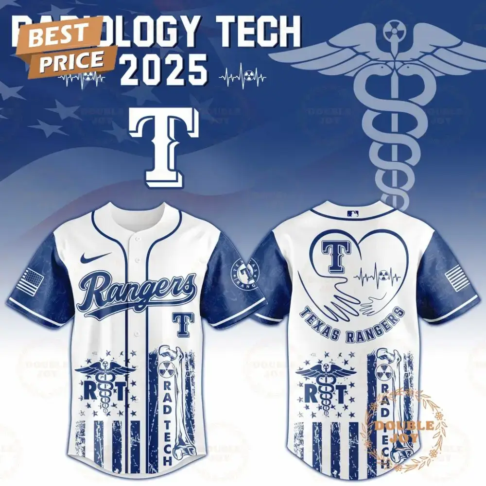 Texas Rangers Radiology Tech Night 2025 Limited Edition Baseball Jersey Image