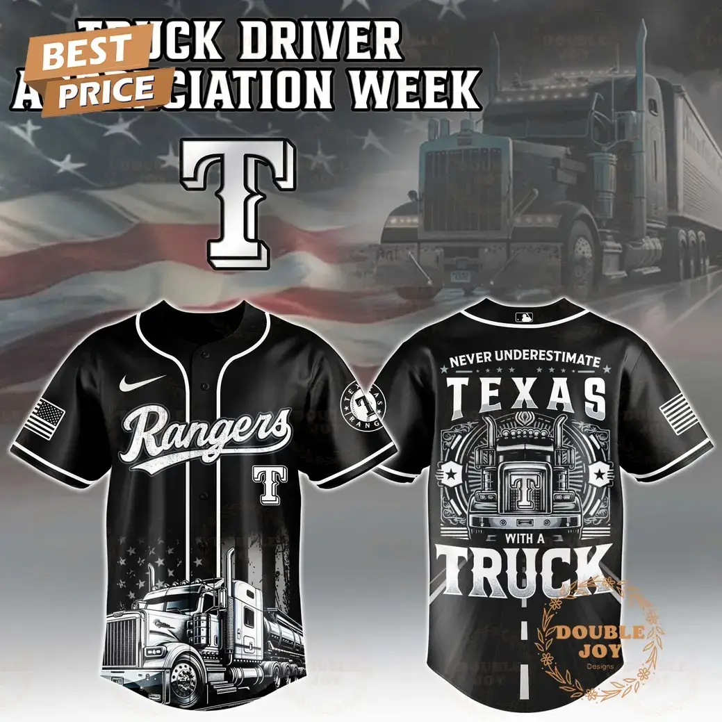 Texas Rangers Truck Driver Appreciation Week 2025 Limited Edition Baseball Jersey Image