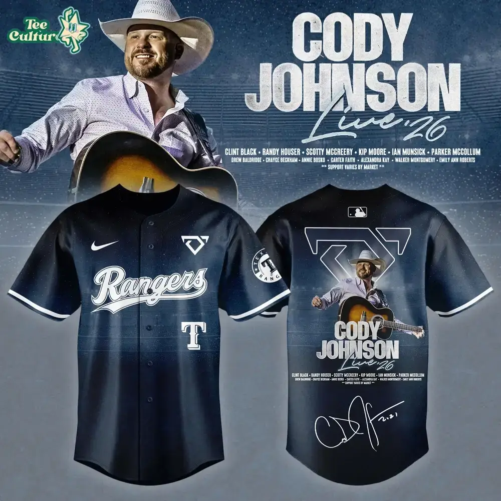 Texas Rangers x CoJo Tour 2026 Limited Edition Jersey Image