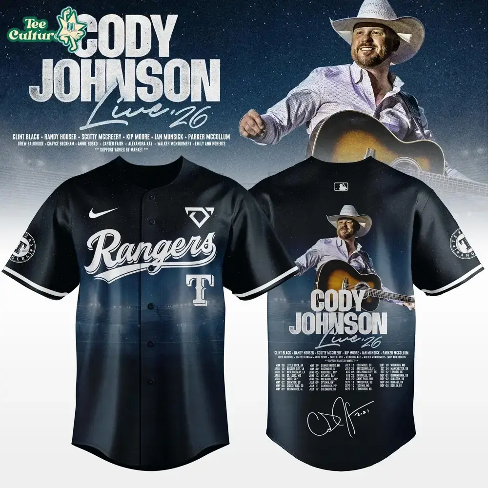 Texas Rangers x CoJo Tour 2026 Limited Edition Jersey Ver2 Image