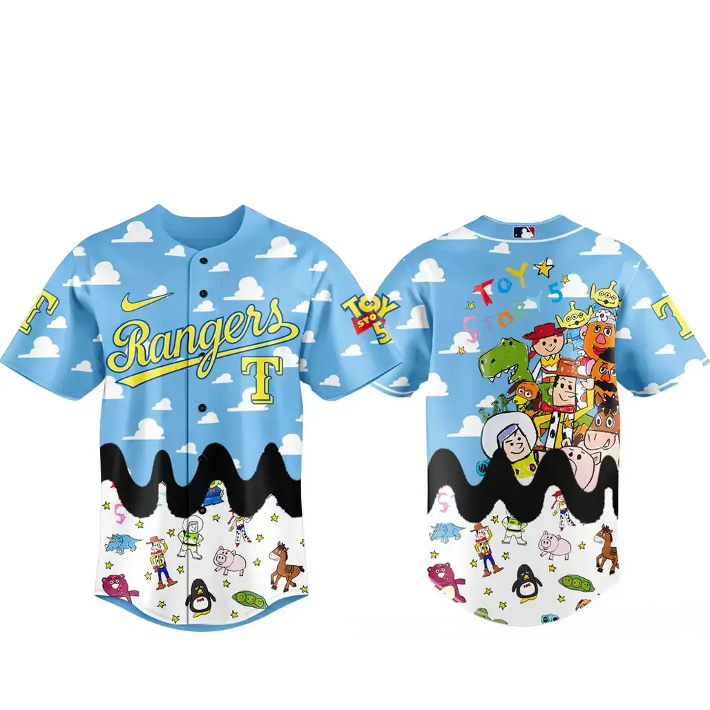 Texas Rangers x Toy Story 5 Baseball Jersey Version 2 Image