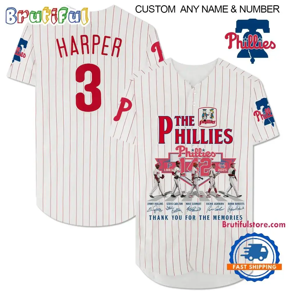 The 172th Anniversary Of The Name Philadelphia Phillies 2025 Baseball Jersey Image
