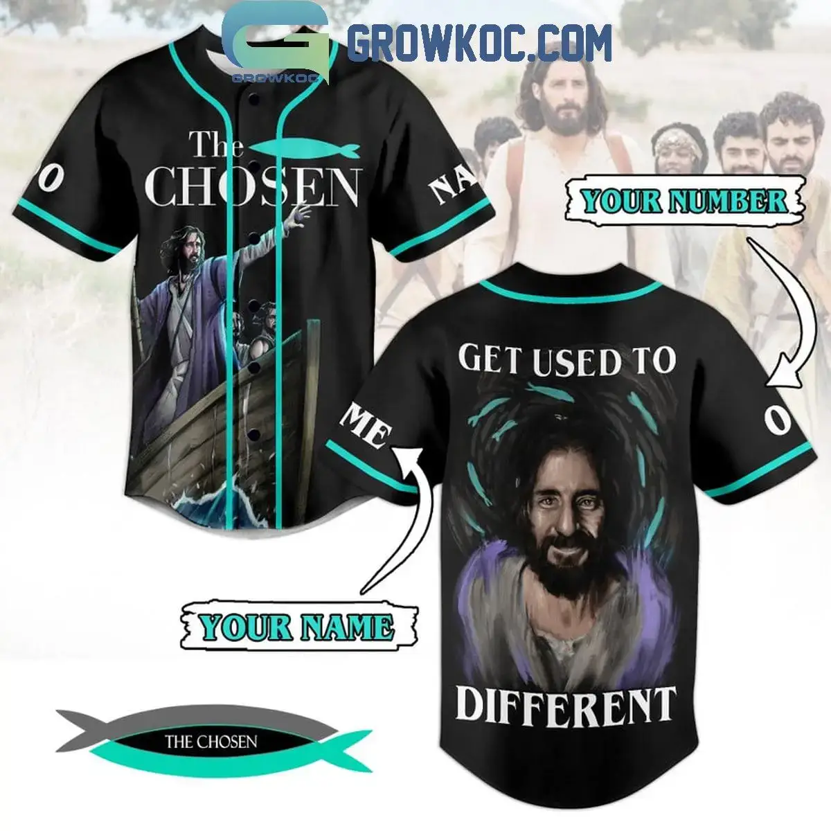 The Chosen Get Used To Different Personalized Baseball Jersey Image