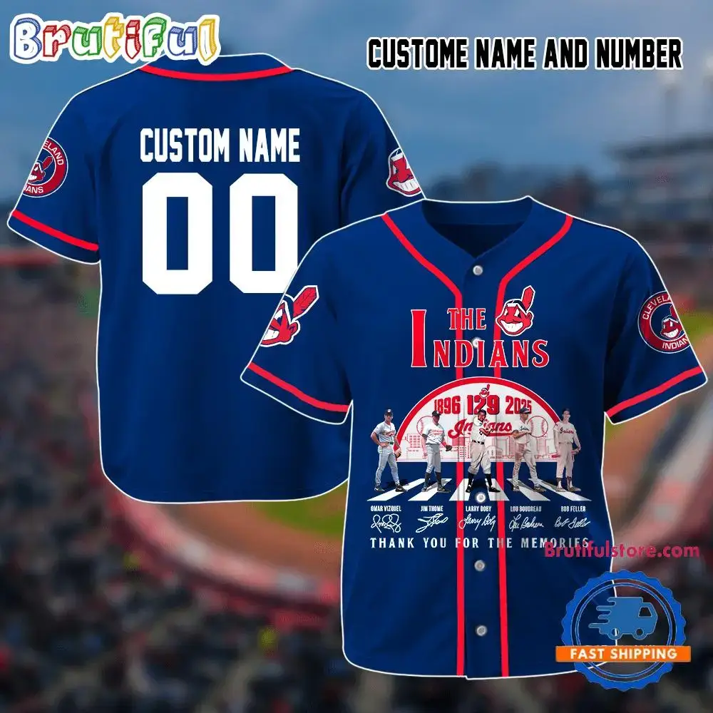 The Indians 129Th Anniversary 2025 Baseball Jersey Image