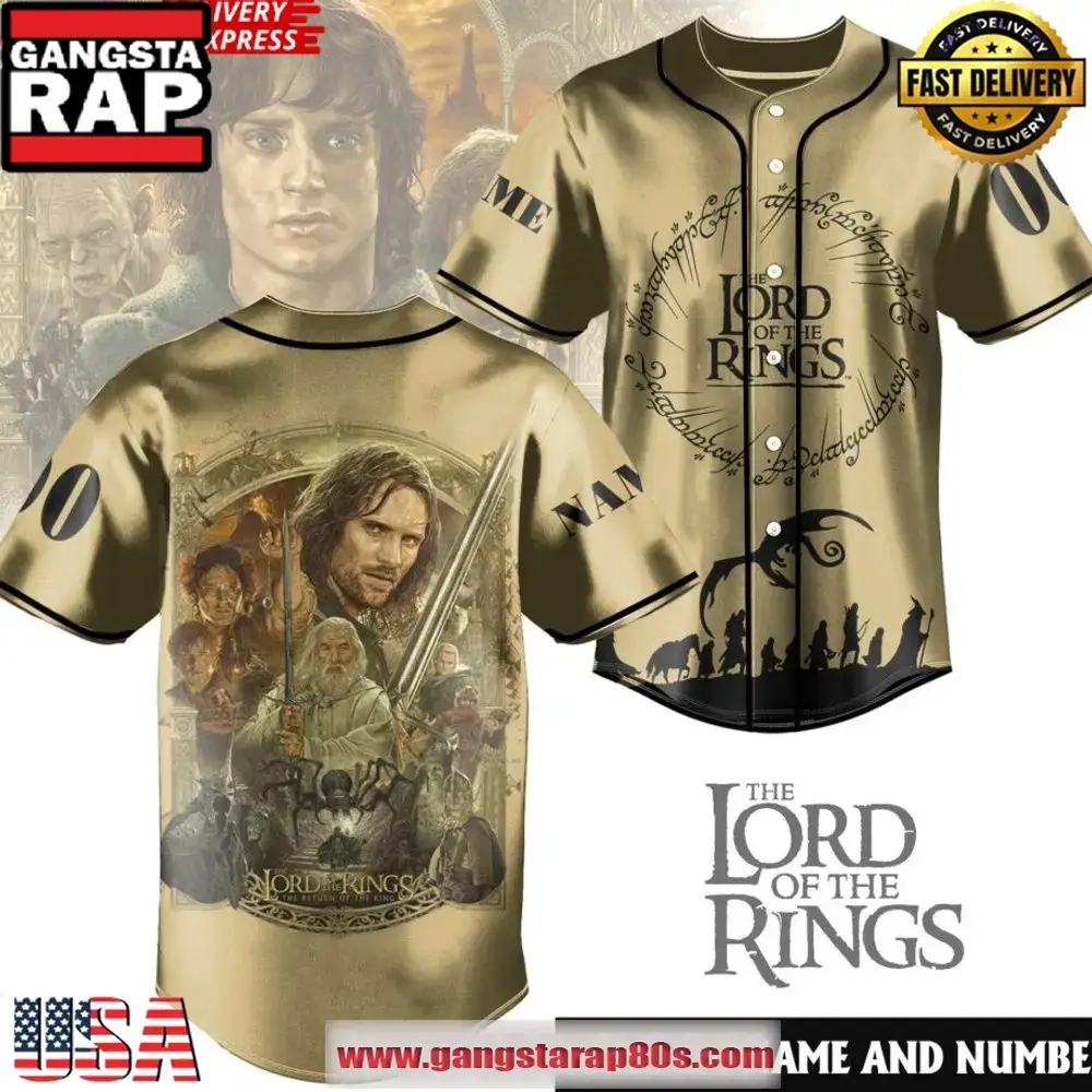The Lord of the Rings Special Edition Baseball Jersey Shirt Image