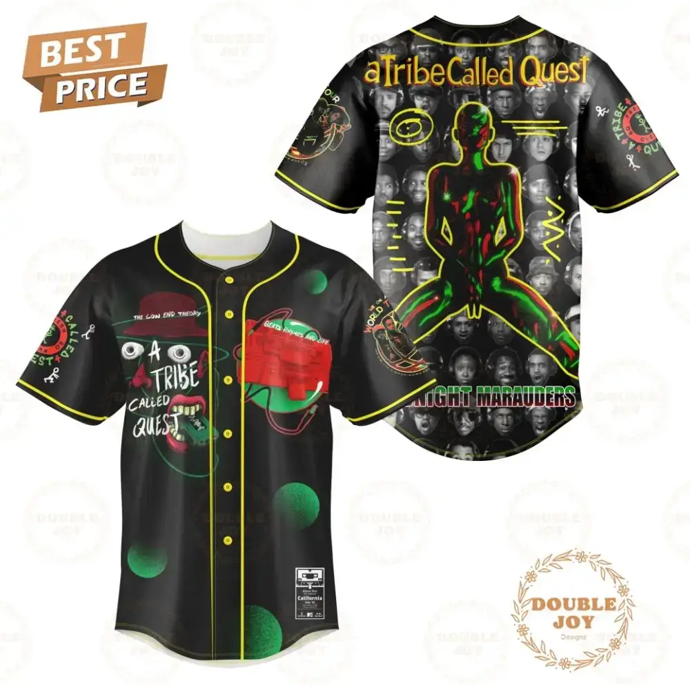 The Low End Theory Beats Rhymes And Life A Tribe Called Quest, Midnight Marauders Baseball Jersey Image