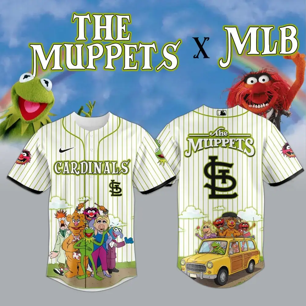 The Muppets X Mlb Cardinals Jersey - Limited Edition Fan Gear Image