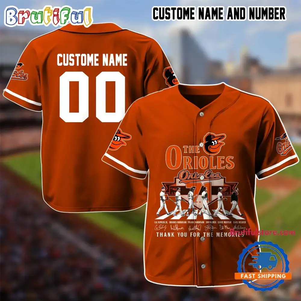 The Orioles 71St Anniversary 2025 Baseball Jersey Image