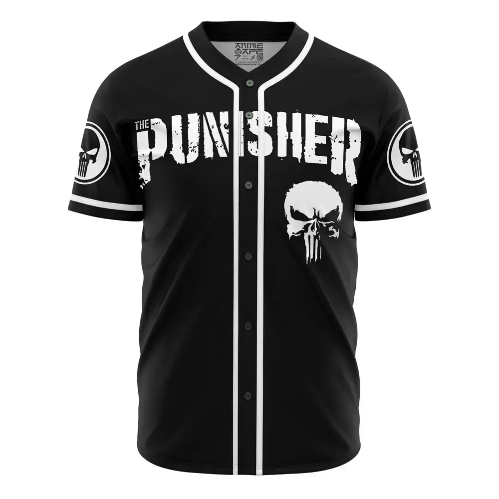 The Punisher Marvel Baseball Jersey Image