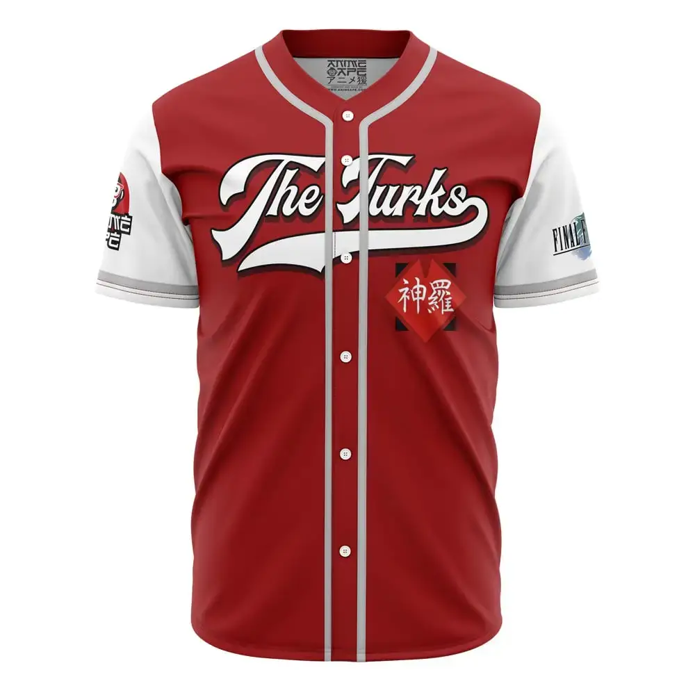 The Turks Final Fantasy Baseball Jersey Image