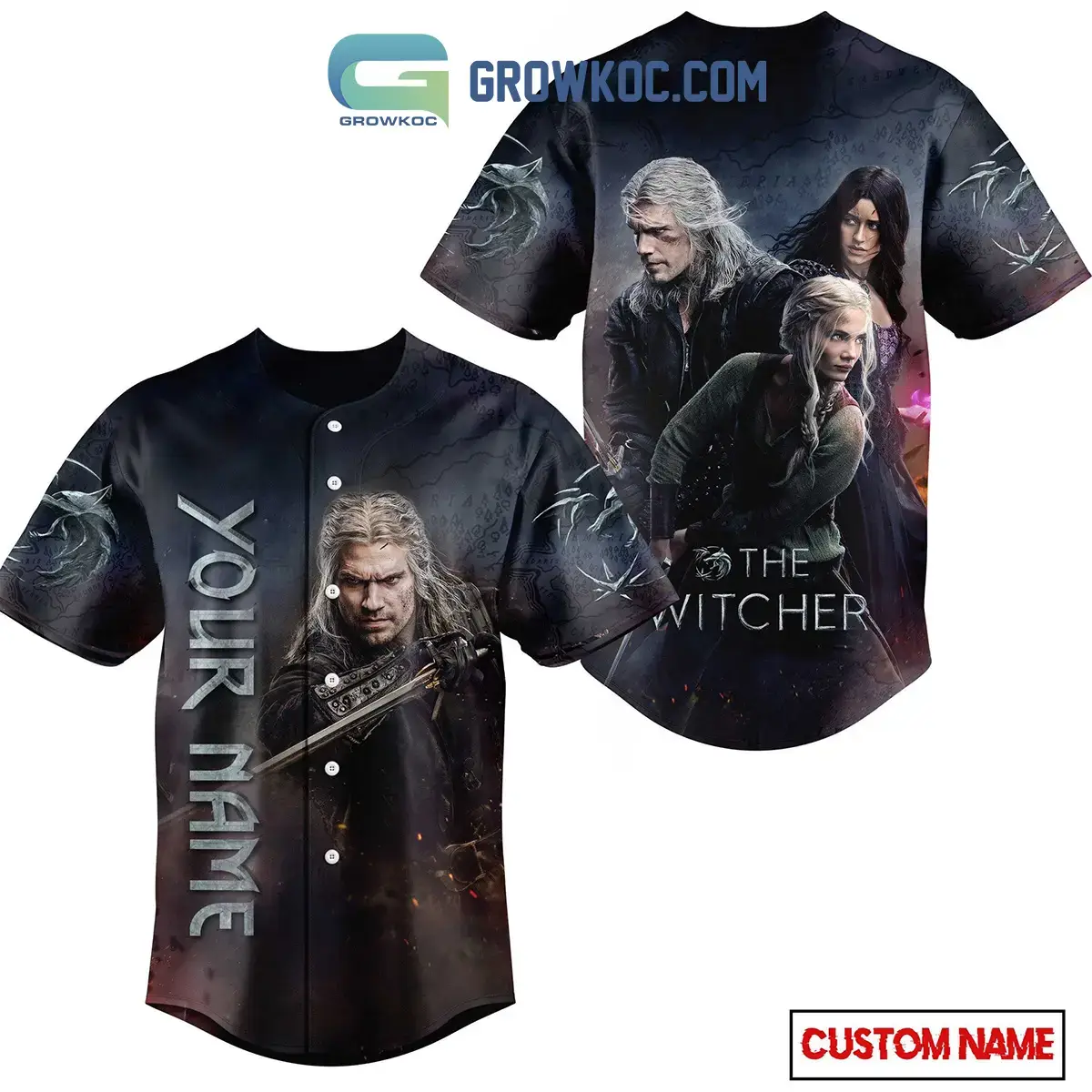The Witcher Series Personalized Baseball Jersey Image