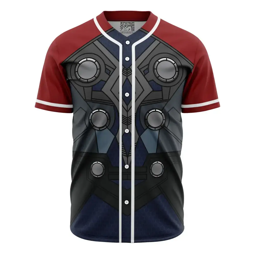 Thor Cosplay Marvel Baseball Jersey Image