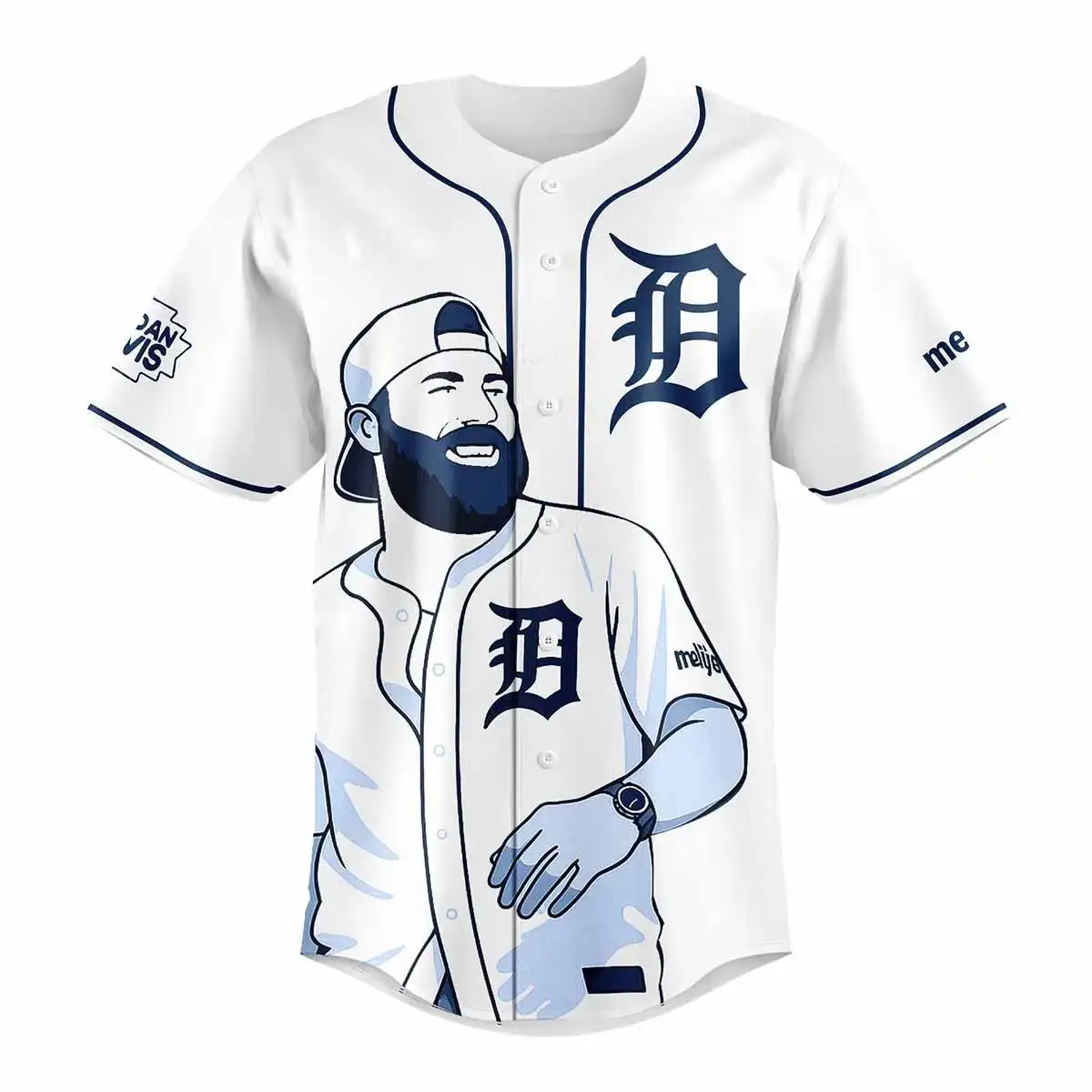 Tigers Jordan Davis Baseball Jersey 2025 Image