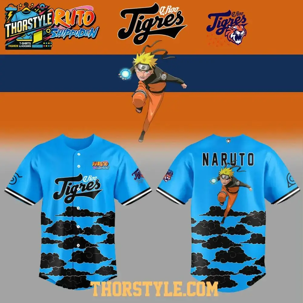 Tigres De Quintana Roo X Naruto Shippuden 2026 Night Baseball Jersey Image