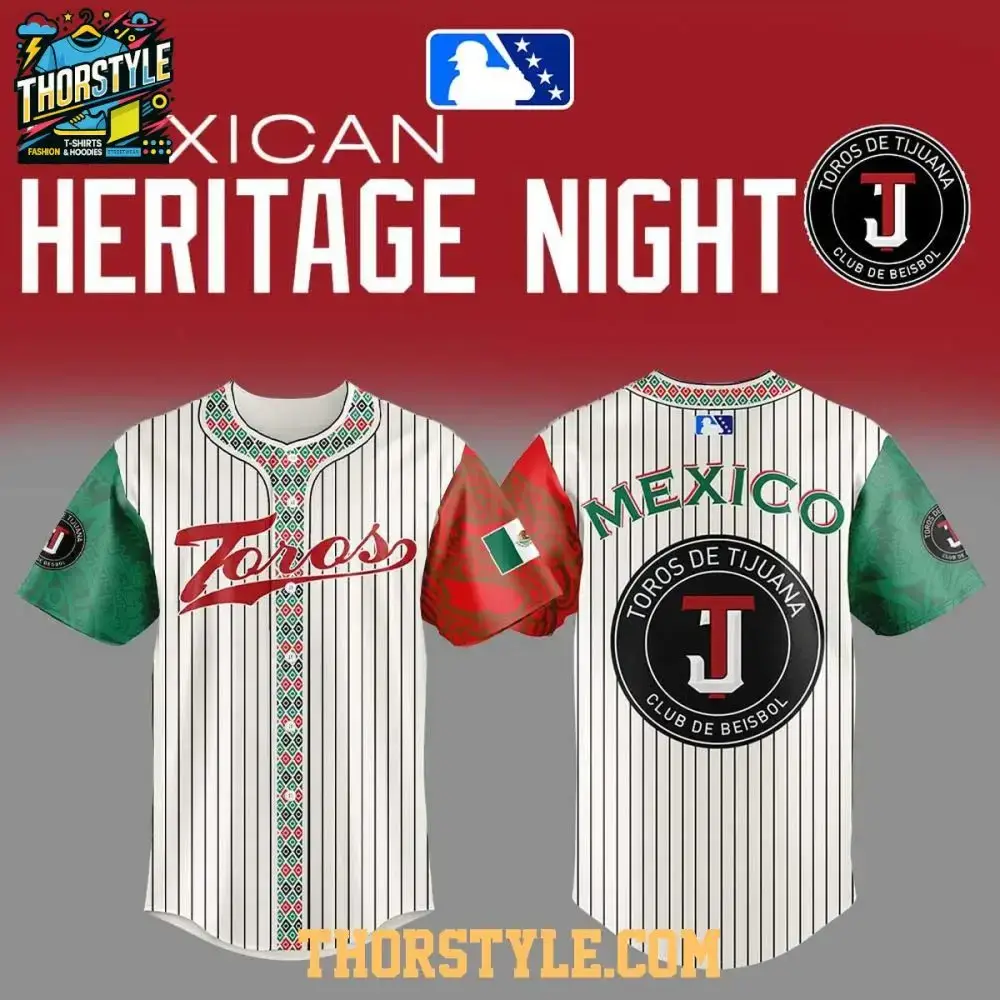 Tijuana Toros Mexican Heritage Night 2025 Celebrating Baseball Jersey Image