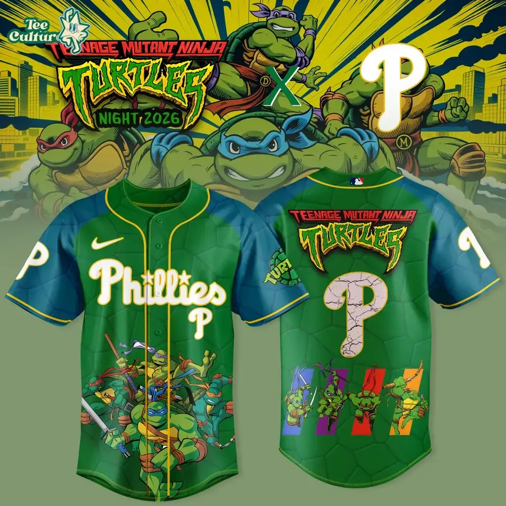 TMNT x Philadelphia Phillies MLB Tour 2026 Limited Jersey Image