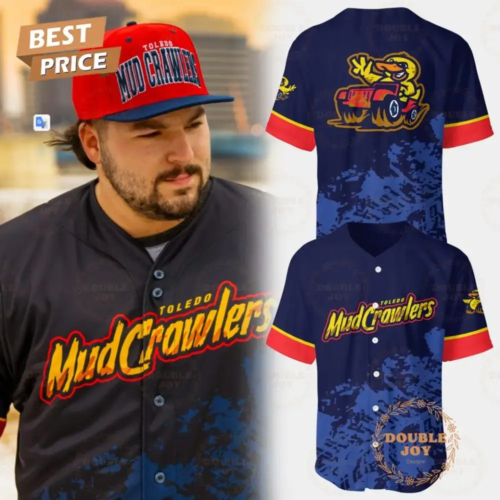 Toledo Mud Hens Crawlers 2025 Limited Edition Baseball Jersey Image