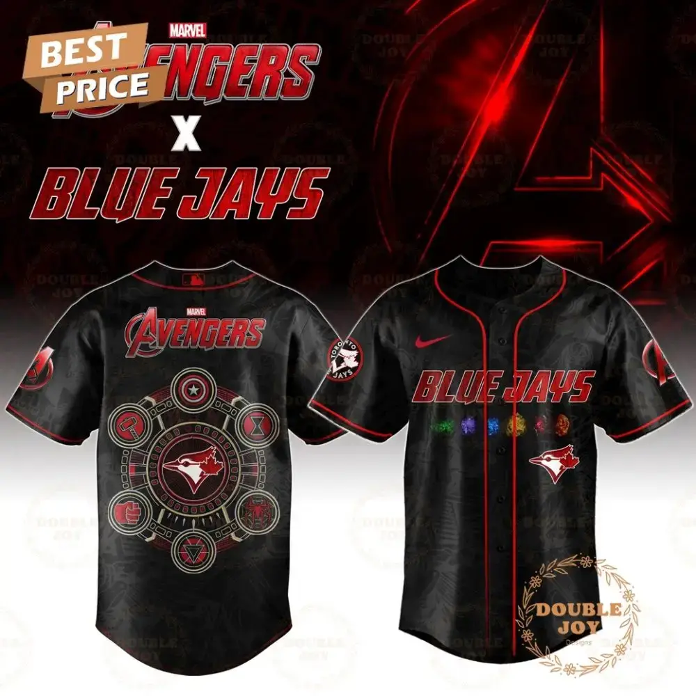 Toronto Blue Jays 2025 Marvel Avengers Night Limited Edition Baseball Jersey Image
