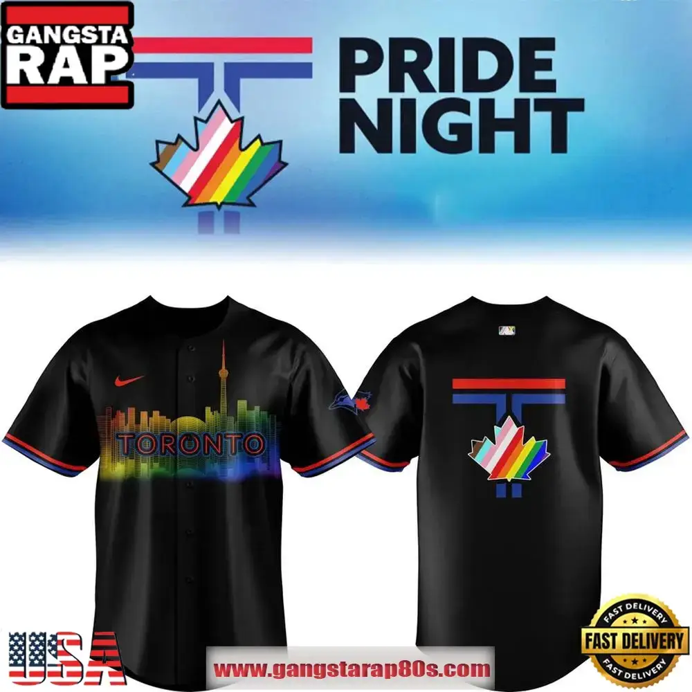 Toronto Blue Jays 2025 Pride Night Special Edition Baseball Jersey Image