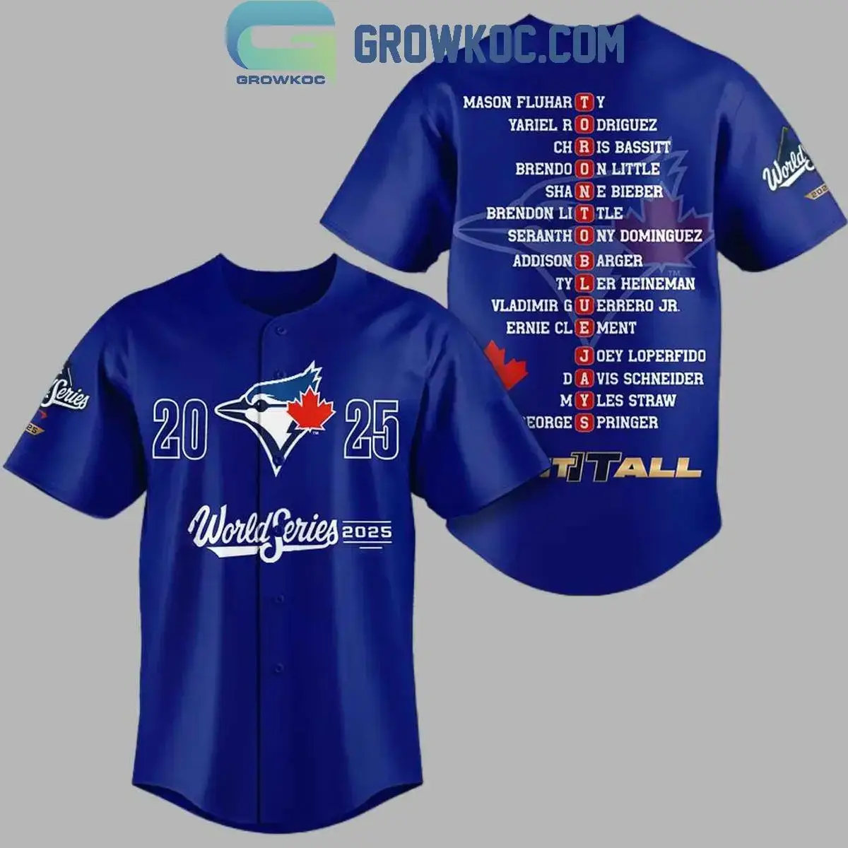 Toronto Blue Jays 2025 World Series Want It All Jersey Image