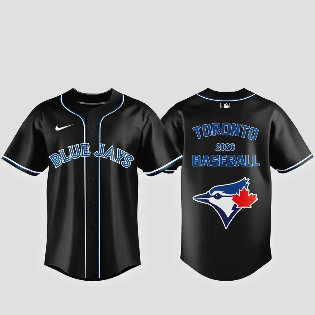 Toronto Blue Jays Black Out 2026 Baseball Jersey Image