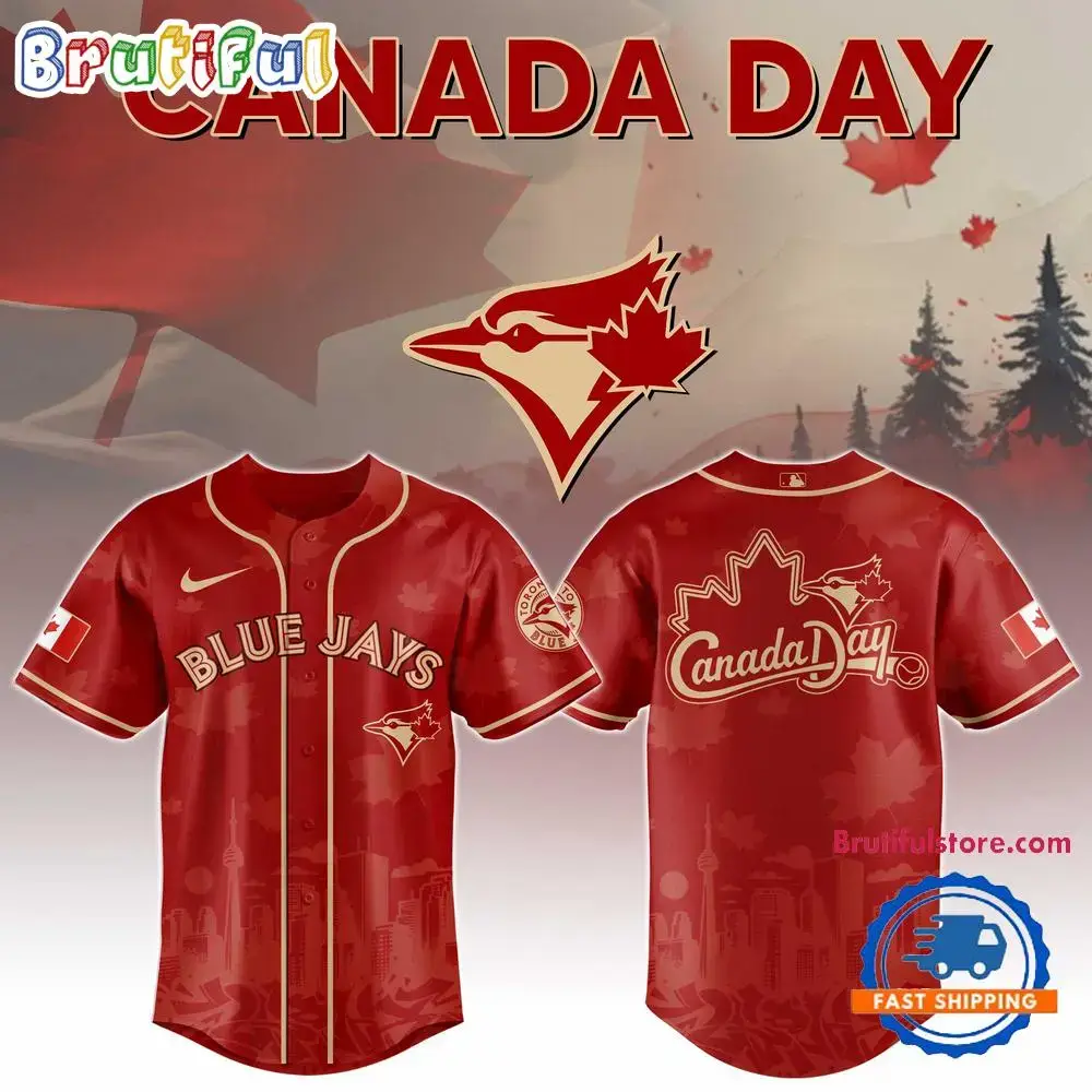 Toronto Blue Jays Canada Day 2025 Fashions Limited Edition New Jersey Shirt Image