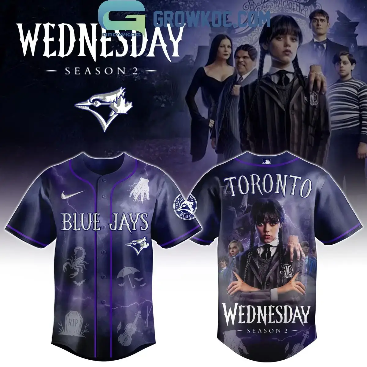 Toronto Blue Jays Celebration Wednesday Season 2 Jersey Image