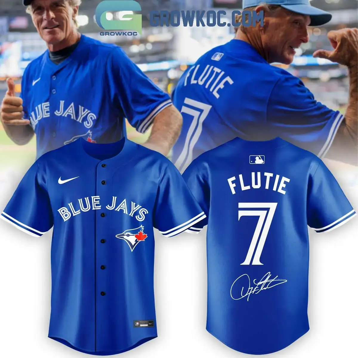 Toronto Blue Jays Doug Flutie Jersey Image