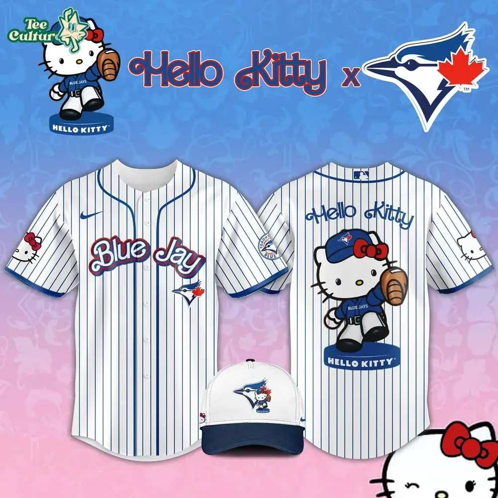 Toronto Blue Jays Hello Kitty 2026 MLB Fan Jersey Image